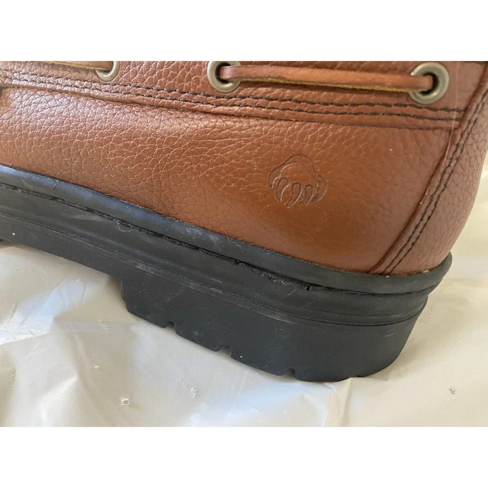 Wolverine Steel Moc 5 Steel Toe Chukka Brown Leather‎ 5